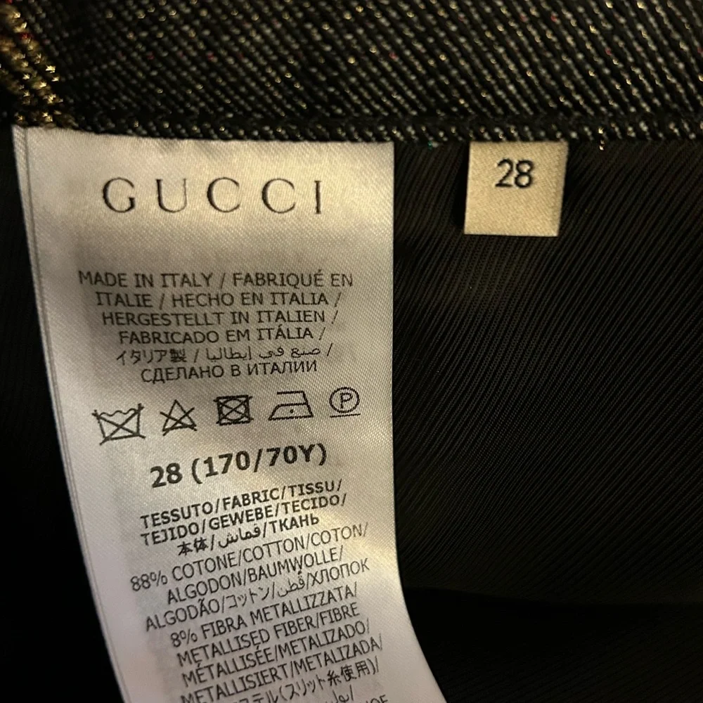 Gucci Garden Denim Shorts ~ new ~ - Picture 5 of 10